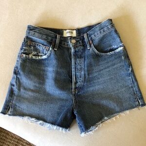 Agolde Dee high rise denim short